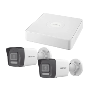 Kit IP 1080p 2 Megapixel NVR de 4 Canales con 4 Pu