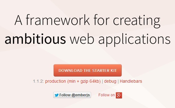 A Javascript Framework For Creating Ambitious Web Applications - Emberjs