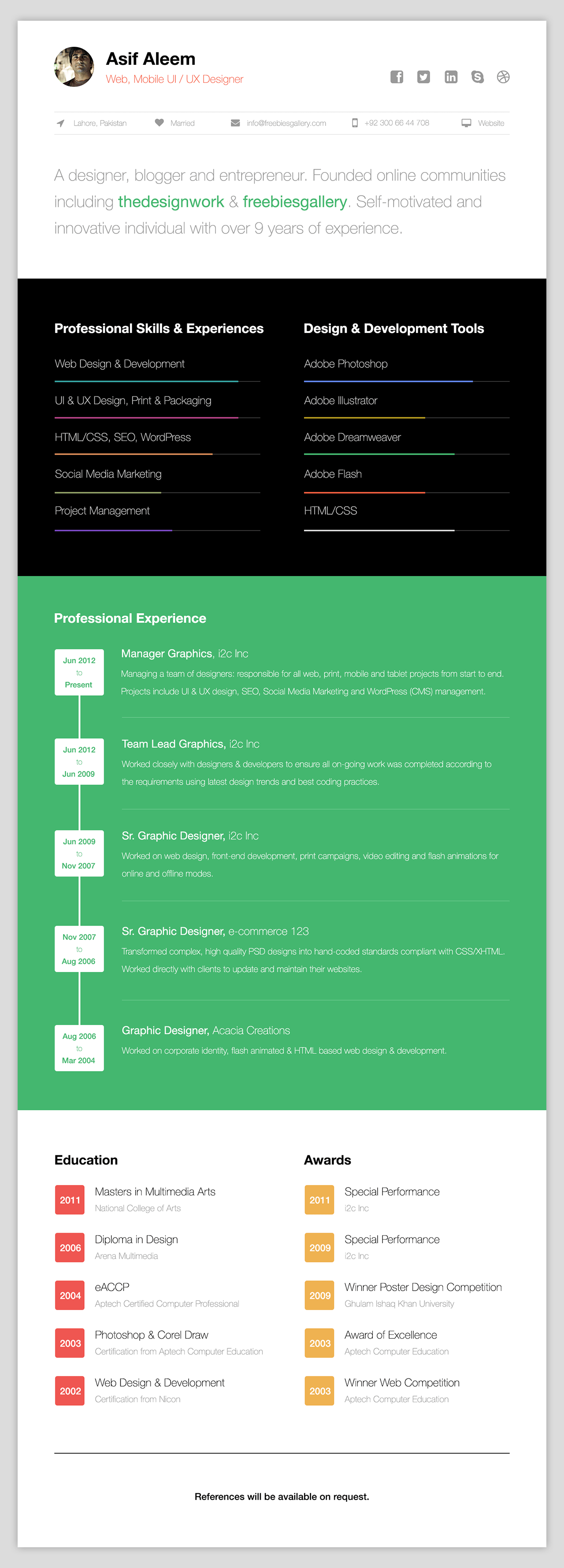 25 Best Web Resume Best Resume Examples