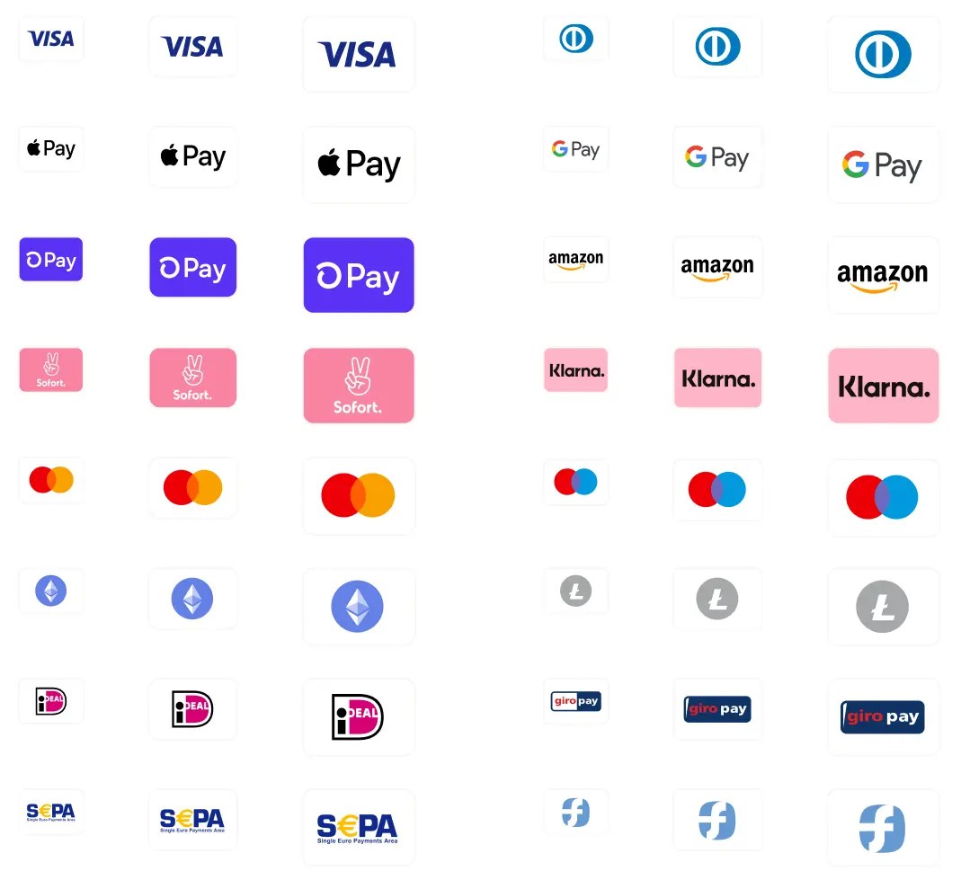 Payment Method Icons And Buttons