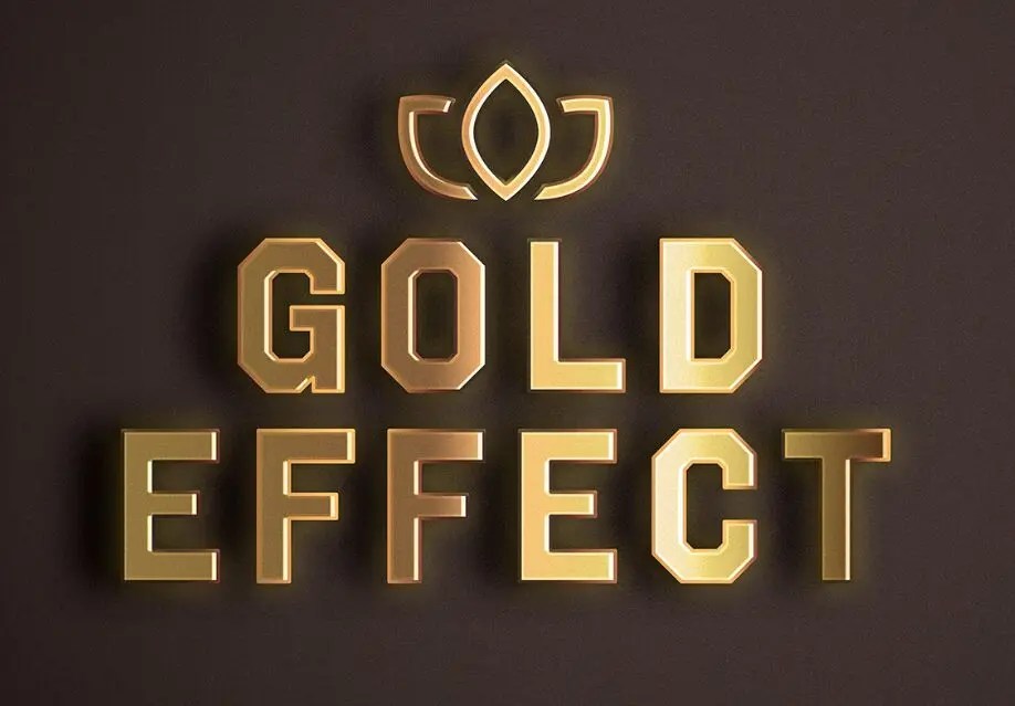 Gold Text Effect