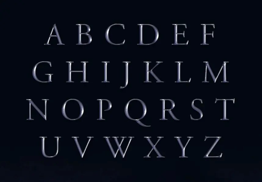 Free Chrome Editable Text Effect