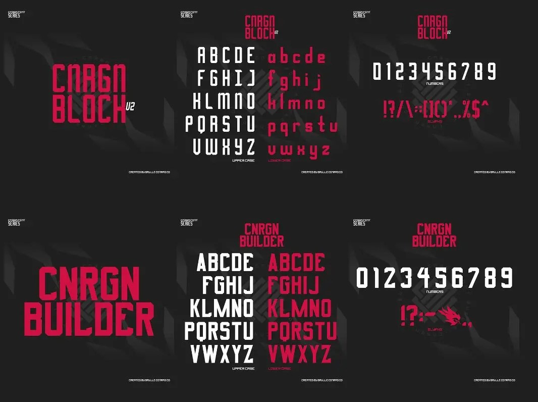CNRGN Font Bundle