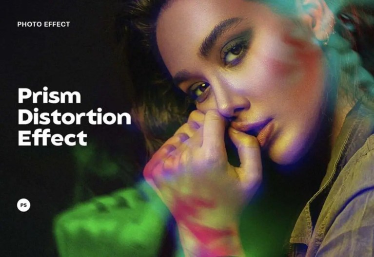 Prism Distortion Photoshop Effect