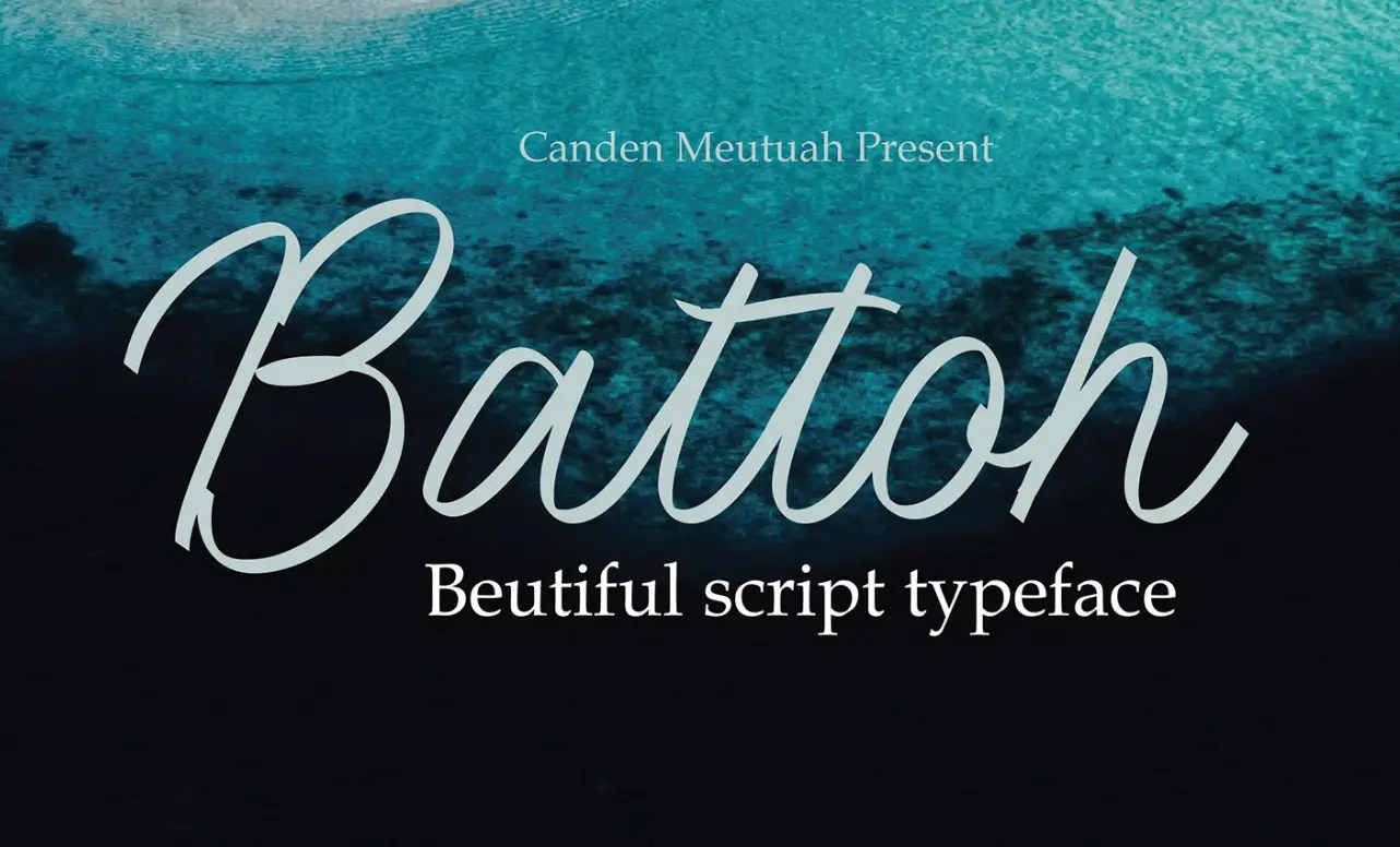 Battoh Script Font