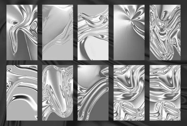 10 Hi-res Chrome Backgrounds