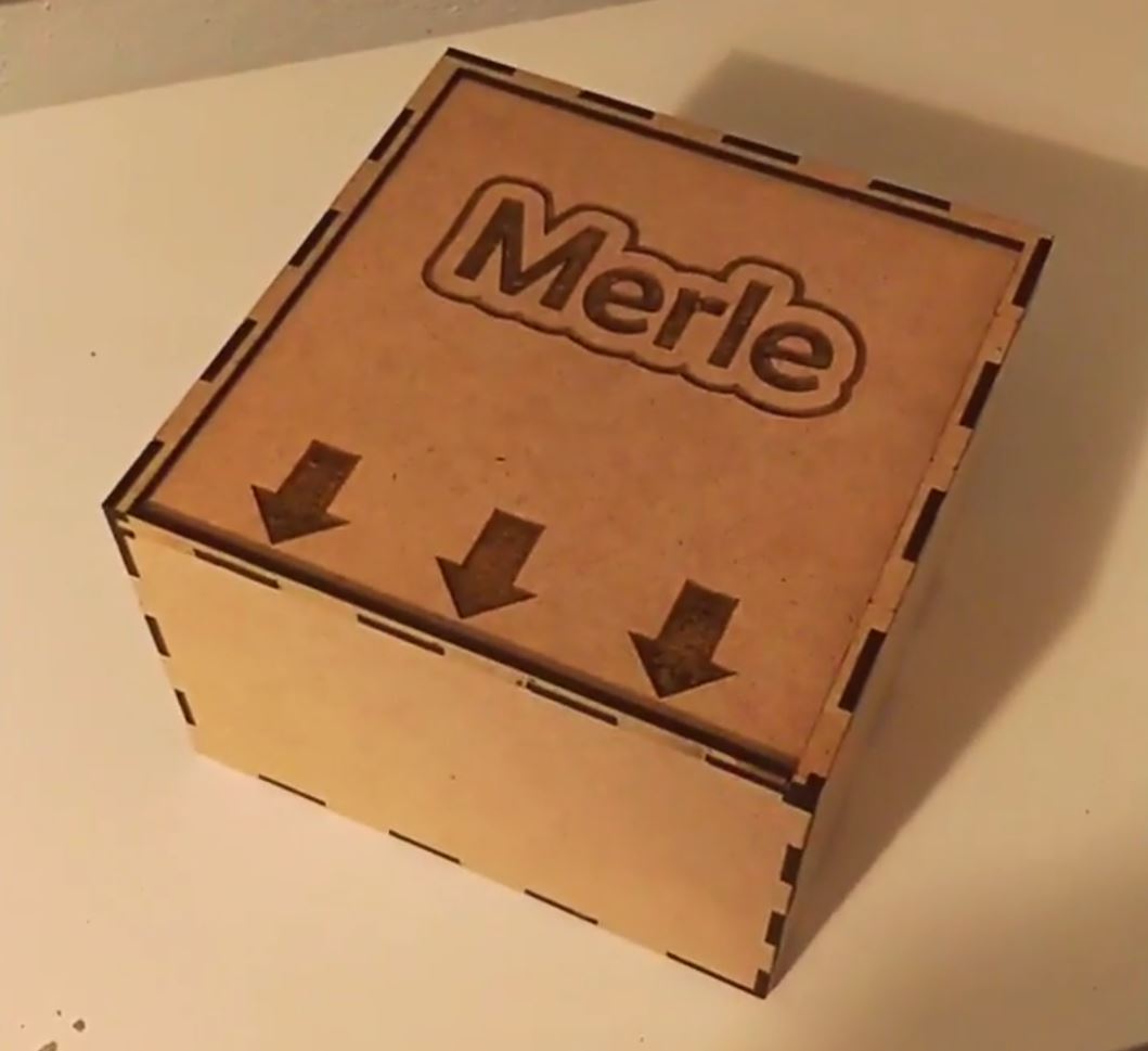 Laser Cut Wooden Box With Sliding Lid 15x15x10 3mm Mdf Template Dxf File Free Download 3axis Co
