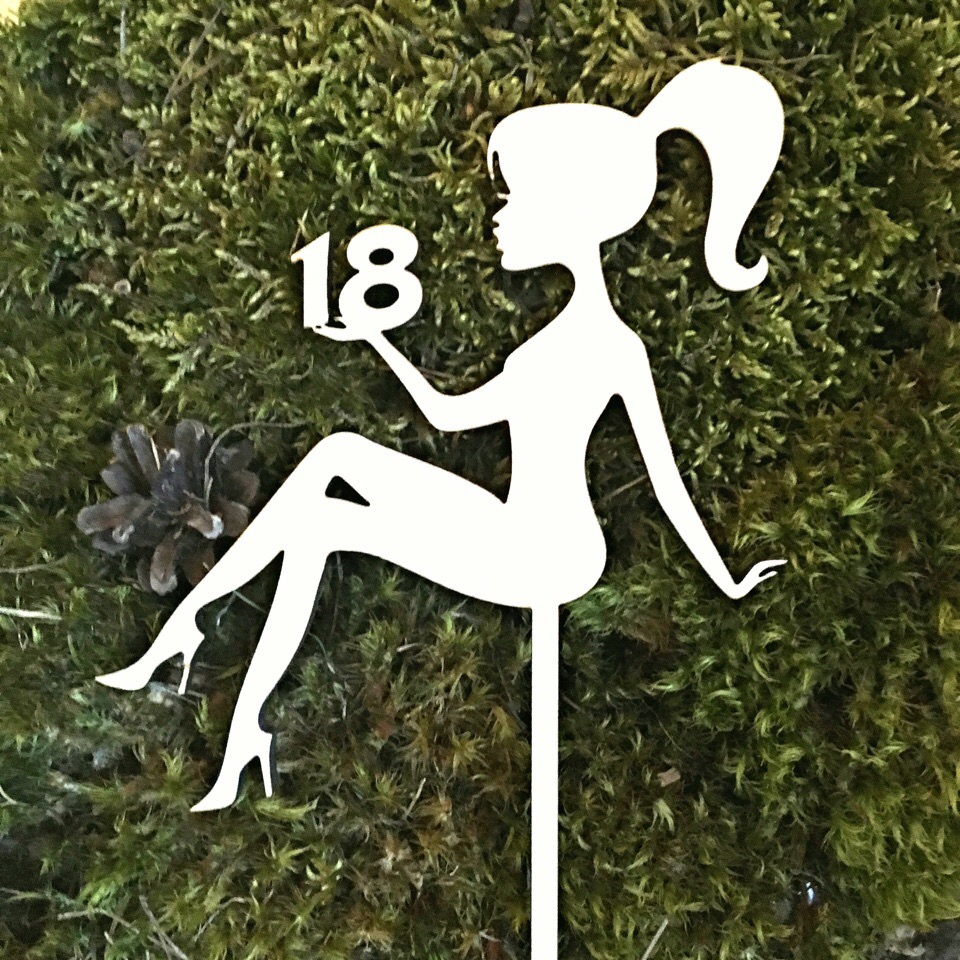 Happy birthday banner cake topper printable items similar to custom cake banner printable cake . Laser Cut Cake Topper 18th Birthday Girl Template Free