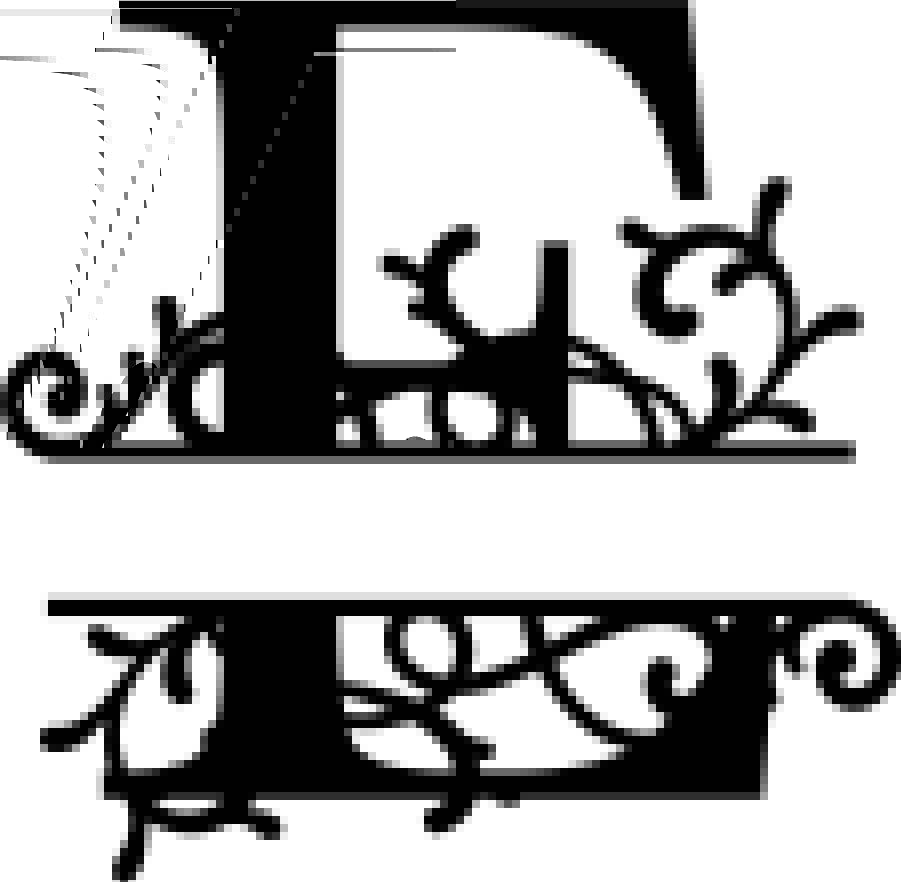 To search and download more free transparent png . Flourished Split Monogram E Letter Eps Free Vector Download 3axis Co