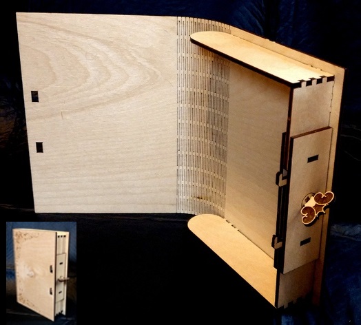 Laser Cut Book Box Svg File Free Download 3axis Co