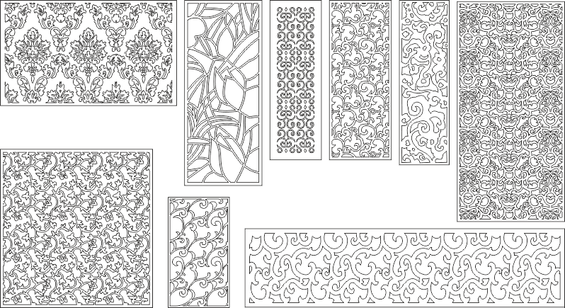 Set of lease plans for any building we've surveyed, typically to boma standards, . Decorative pattern file to cut in CNC Free Vector cdr Download - 3axis.co
