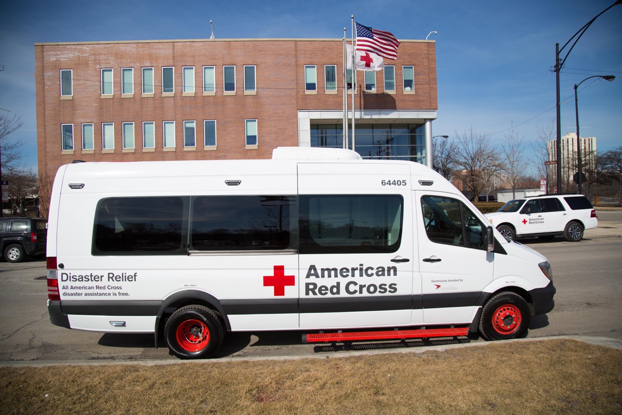 American red cross receives new emergency response vehicle donation