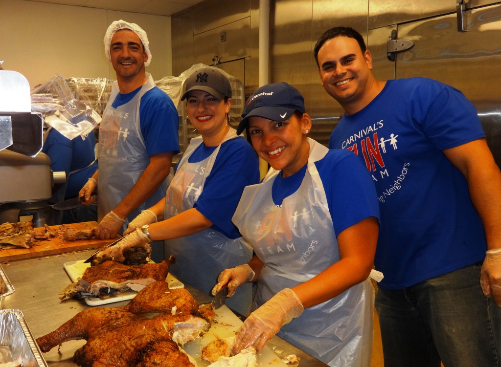 Carnival Cruise Lines F U N Team Served Meals To