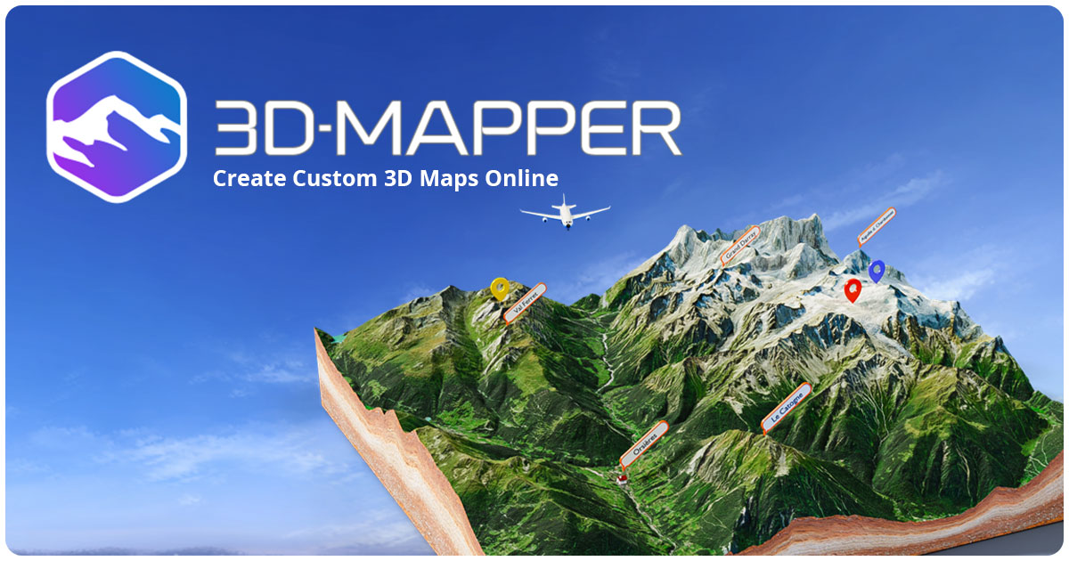 3D Map Examples Create Custom 3D Maps Online 3d Mapper Default Social Share Image 
