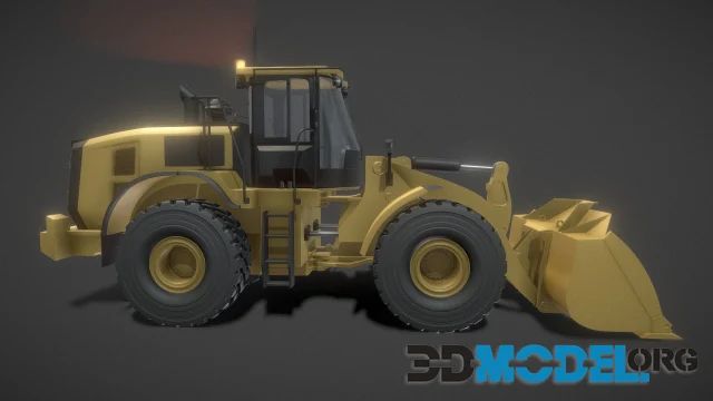 3d Model Robot Loader 1536 Pbr - Perfect Light Pattern - Ultra HD