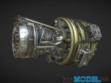 3d Model Engine Cfm56 7b Pbr