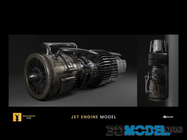 3d Model Jet Engine Mini Pack Pbr - Stunning Ultra HD Landscape Photos | Free Download