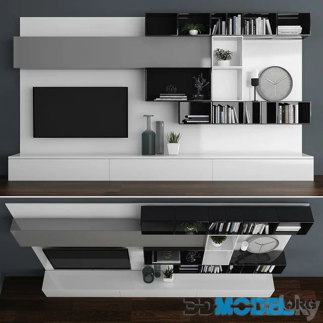Tv Stand Set 059 Down3dmodels - Stunning Landscape Background - Full HD