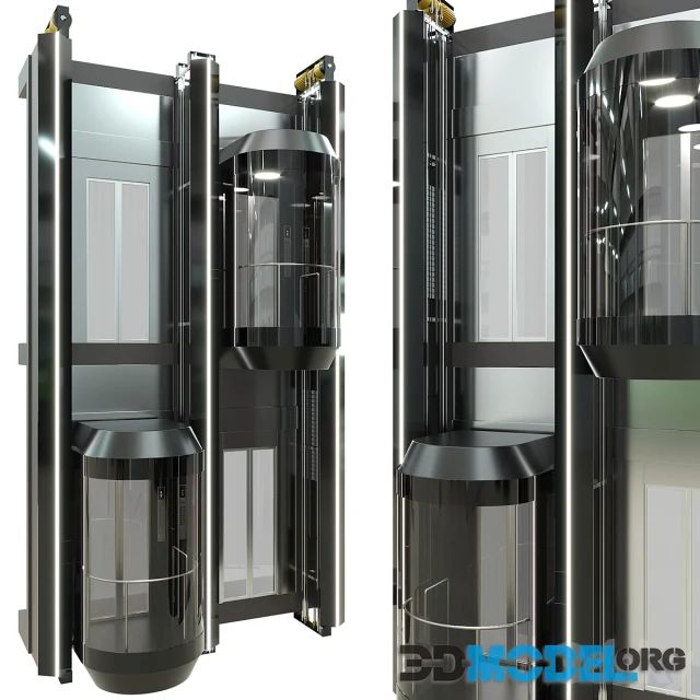 Elevator 009 3d Model Flatpyramid - Abstract Image Collection - Desktop Quality