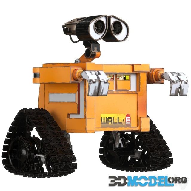 Wall E Robot 3d Model By Alphagroup - Elegant Mountain Art - Full HD