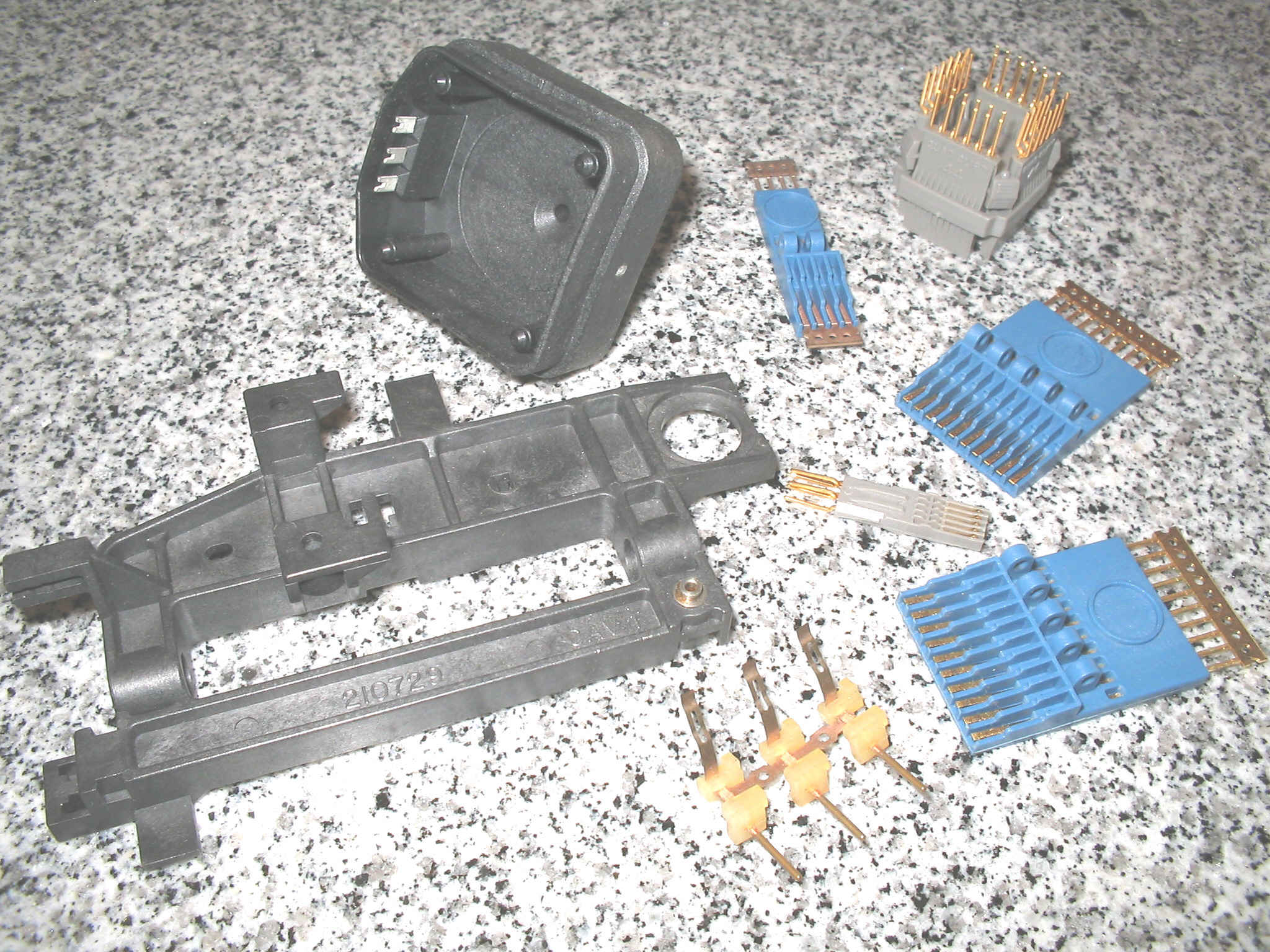 Parts with hand loaded inserts from Molds Designed by 3D Accuracy LLC