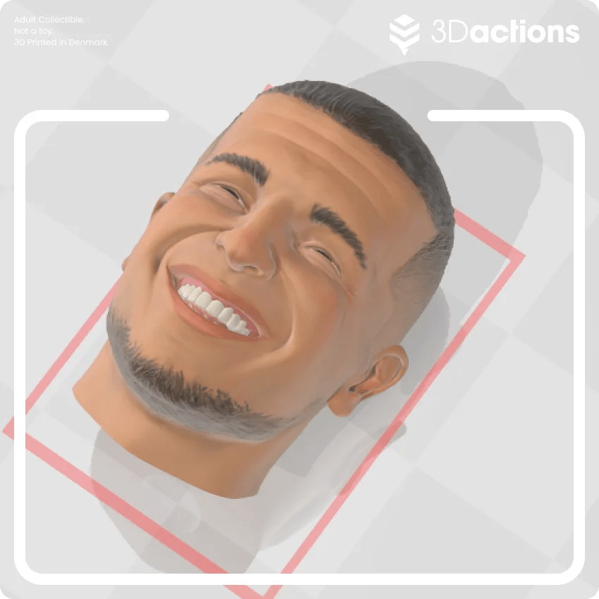 3d printed action figure of yourself. your imagination & custom