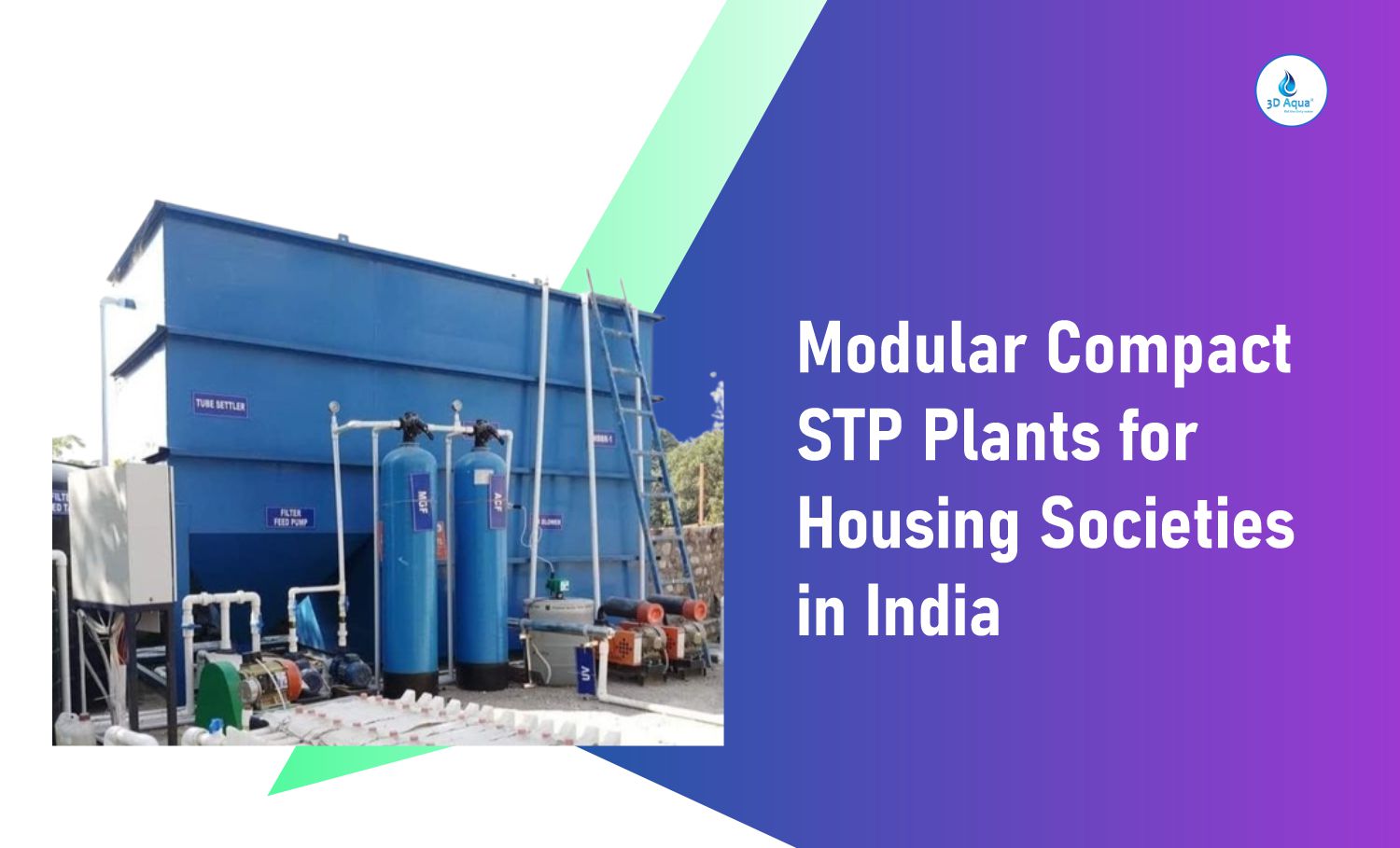 Modular Compact STP Plants for Housing Societies in India