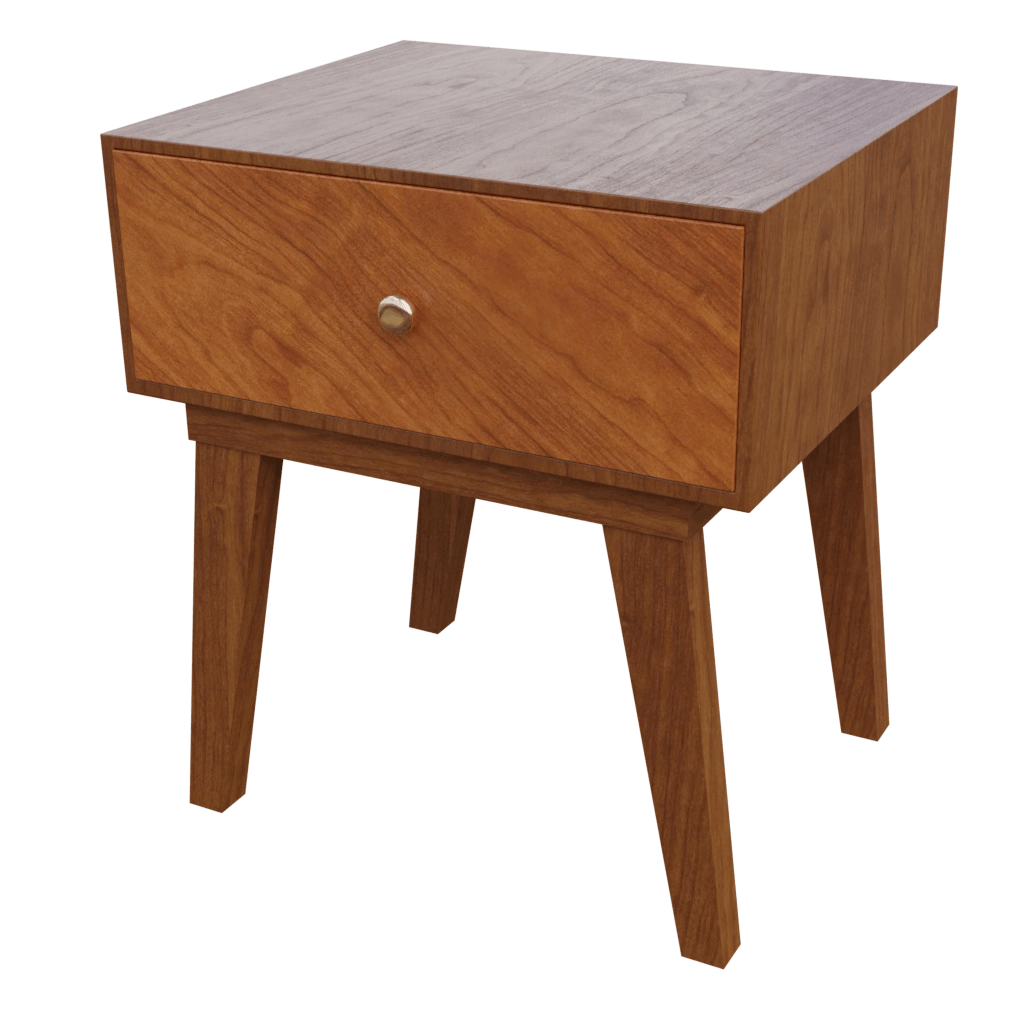Mid century night stands 10 - 3d model