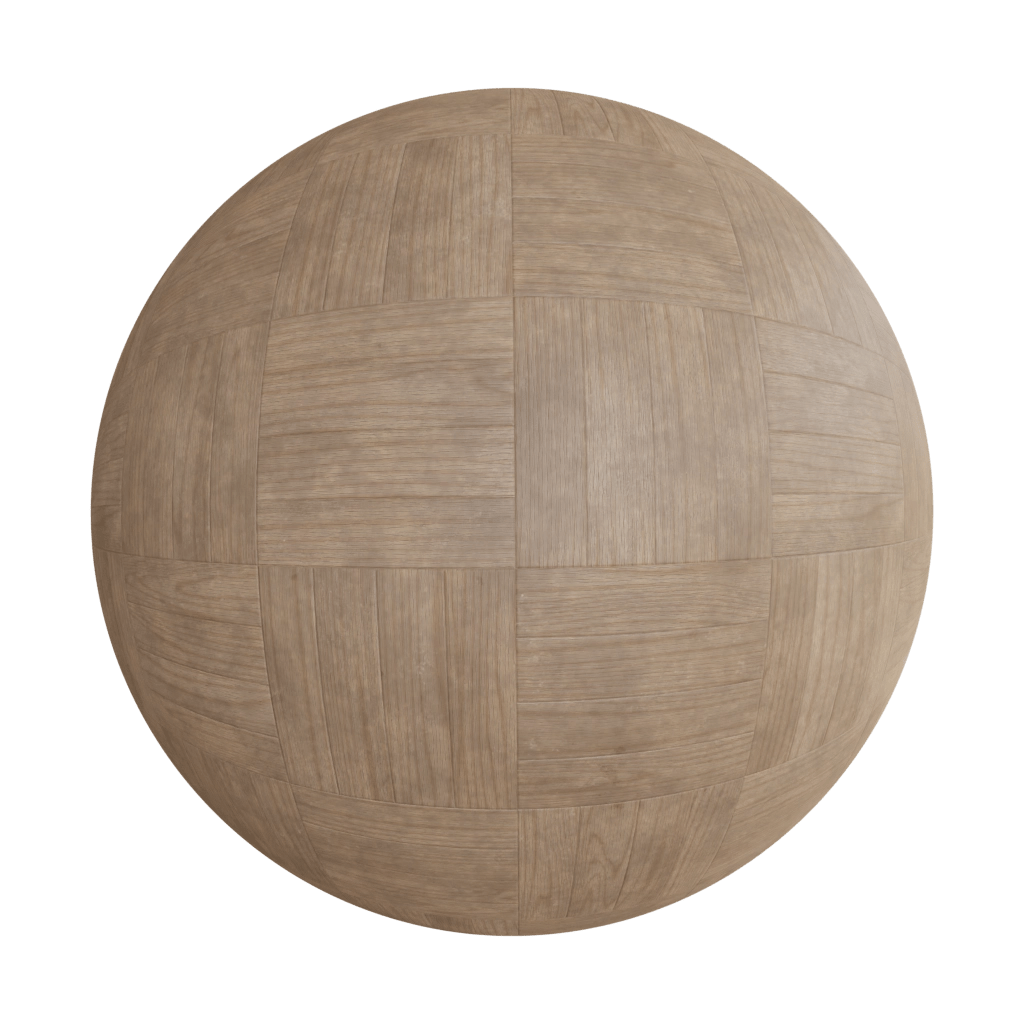 Oak wood - square basket pattern - Pbr material