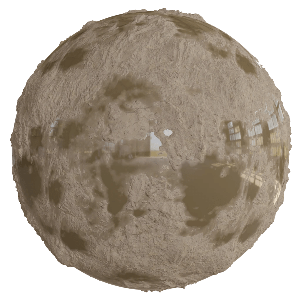 heavy Muddy wet soil pbr material