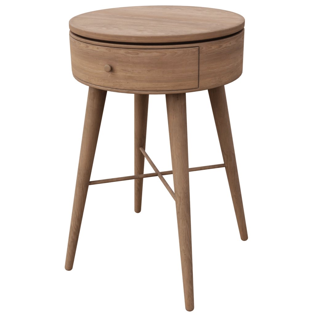 Round night stand (64) - 3d model