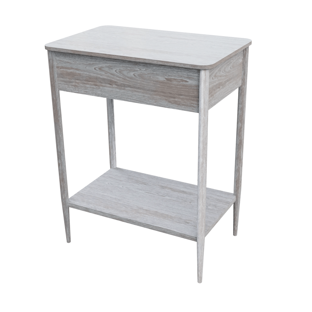 Mid century night stand (39) - 3d model