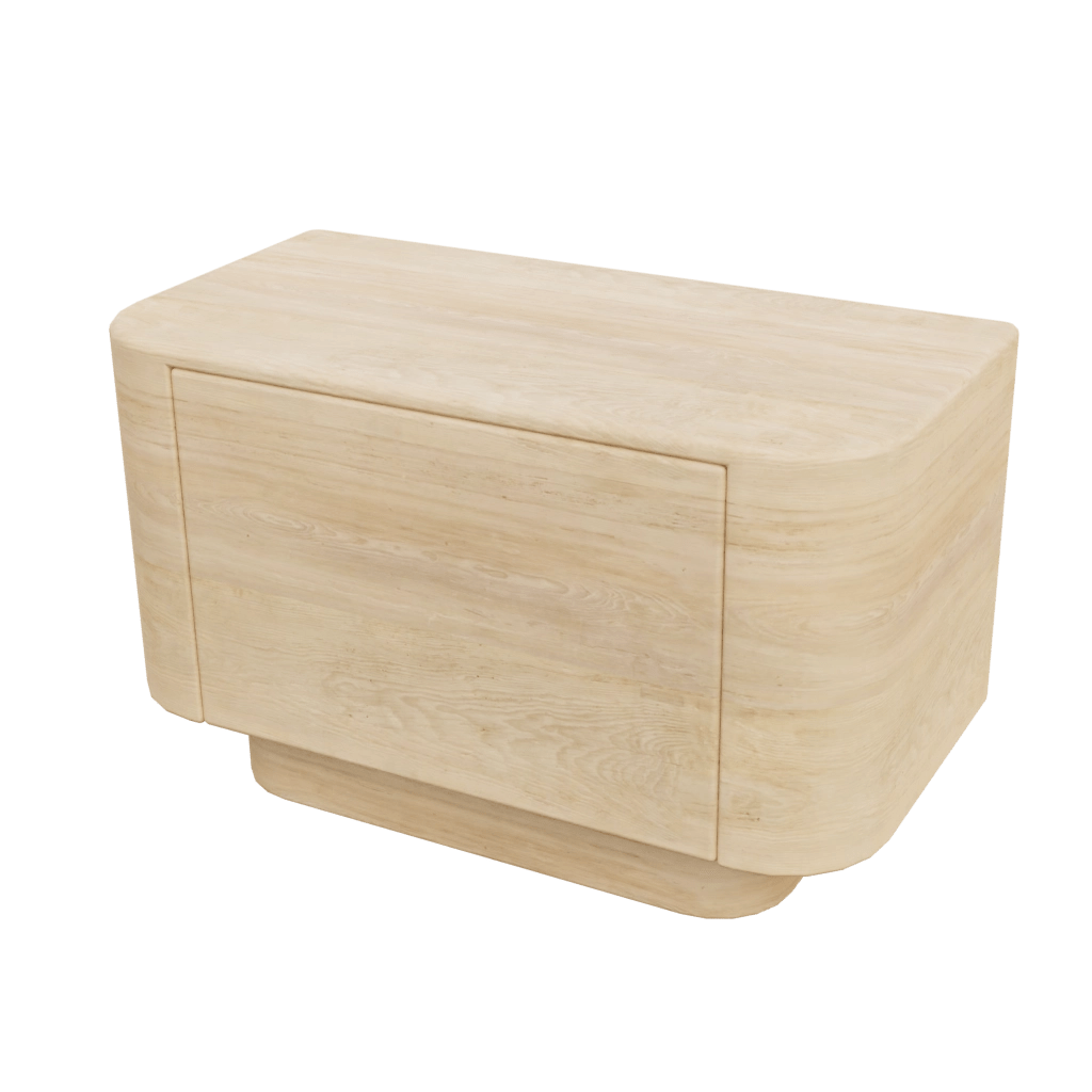 Mid century night stand (47) - 3d model