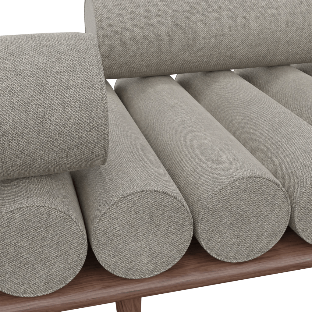 five to nine sofa - 3d model