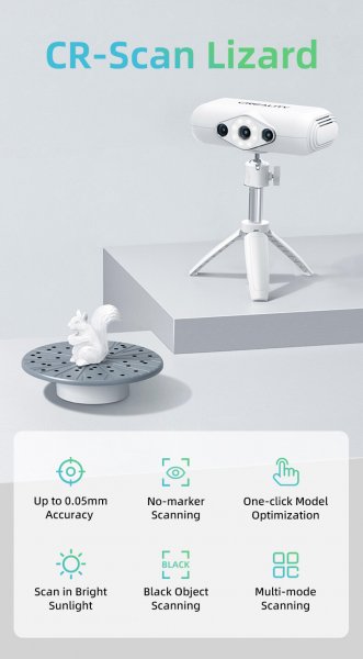 Creality CR-Scan Lizard scanner 3D Luxury version ▻ 3daxis