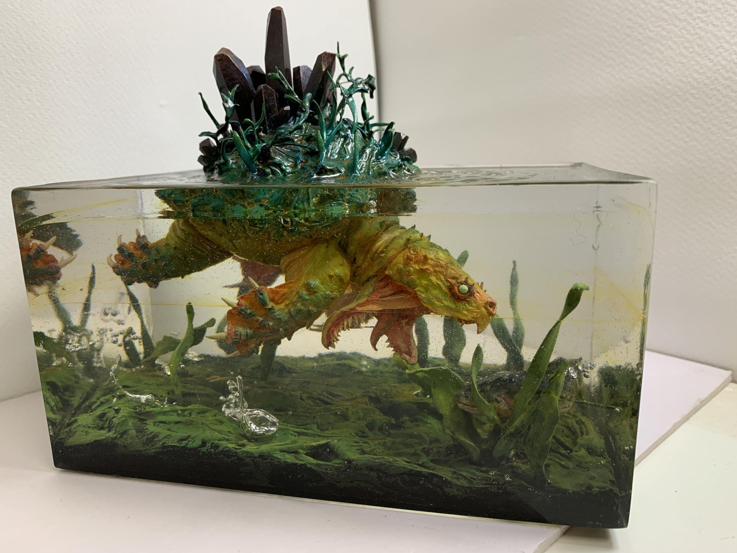 custom clay - monster hunter series Custom Clay Monster Statue &#8211; Monster Hunter series IMG 4581 scaled