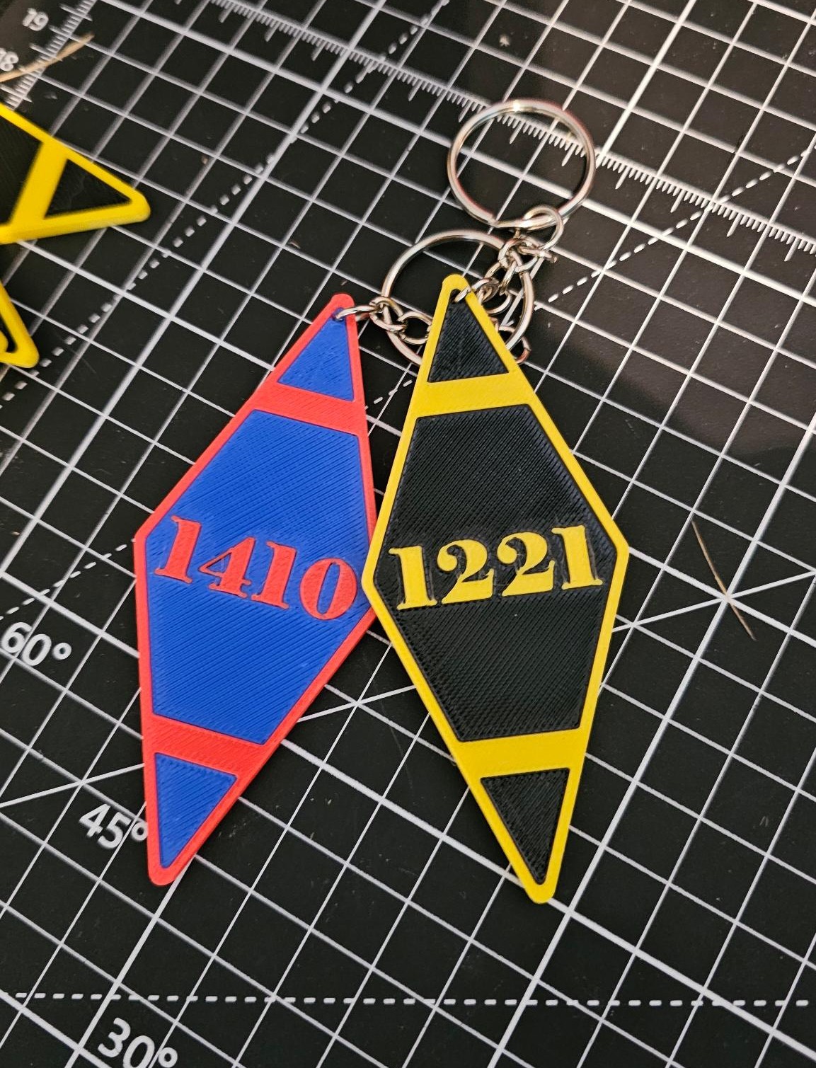 1410 & 1221: Heated Rivalry Inspired Keychains - Room Numbers