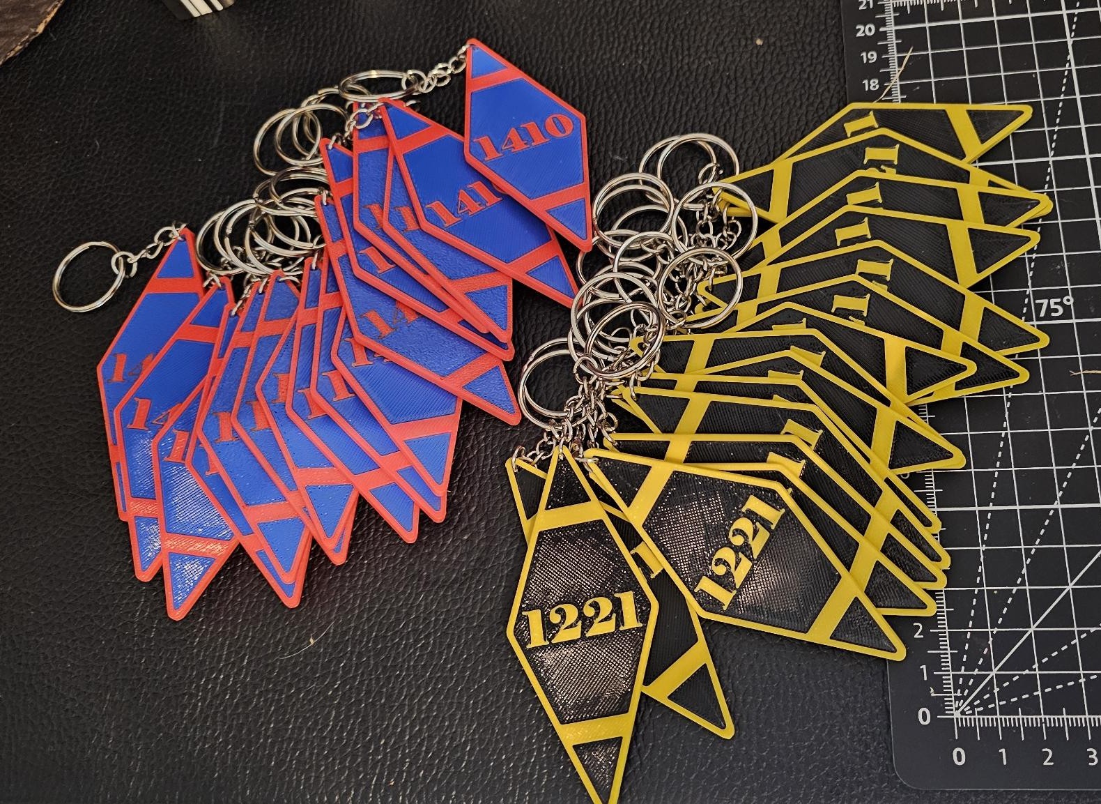 1410 & 1221: Heated Rivalry Inspired Keychains - Room Numbers