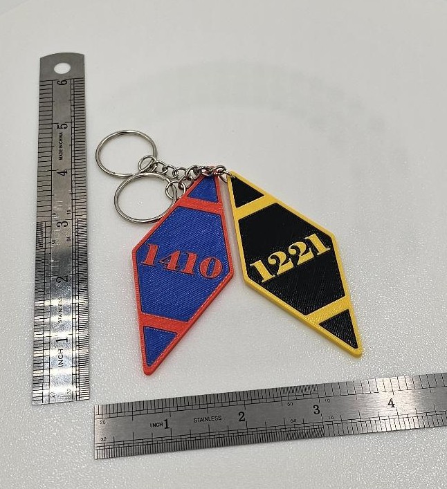 1410 & 1221: Heated Rivalry Inspired Keychains - Room Numbers