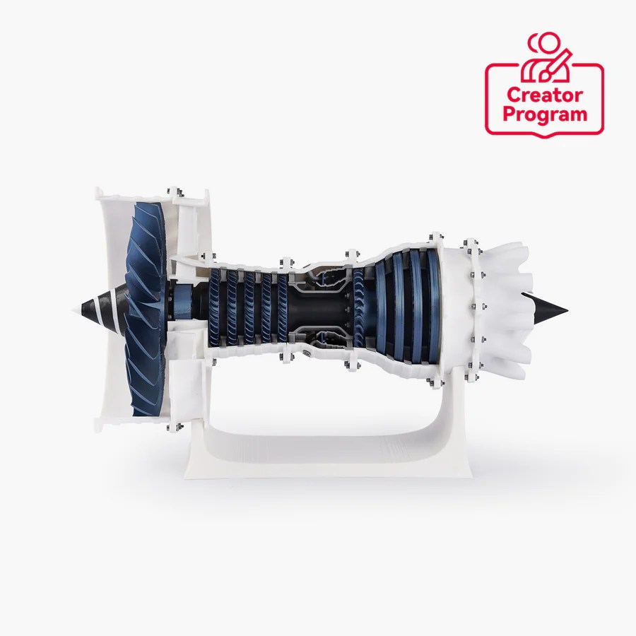 Jet Engine Model Components Kit
