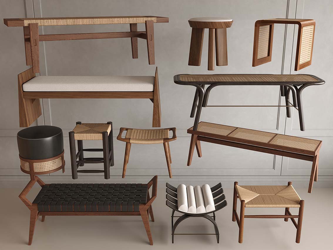 Download free 3d model of chairs shared by 3DF.PRO 21