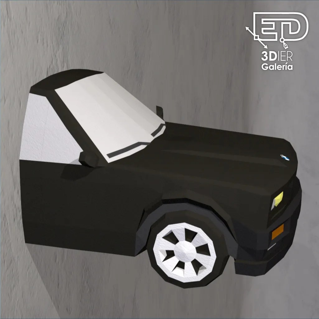 BMW E30 Papercraft - Plantillas PDF
