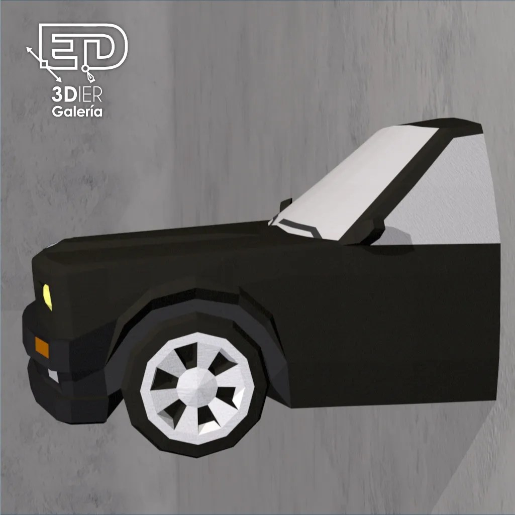 BMW E30 Papercraft - Plantillas PDF