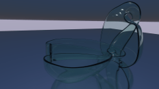 A Klein bottle cut in half is two opposing Mobius strips.