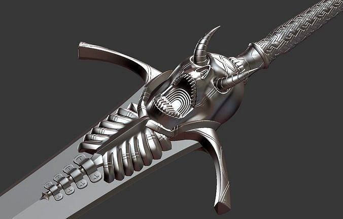 Dmc5 Devil May Cry 5 Dante Rebellion Sword | 3D Model 431_x_676_jpg