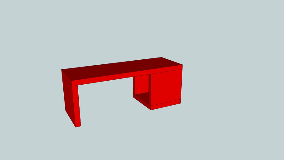 3) der kabelhalter ist für die platzierung auf glatten oberflächen wie holz, marmor, metall, glas und mehr geeignet (vertikale oberflächen werden nicht empfohlen). Ikea Lack Couchtisch 119x42 3d Model