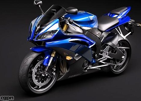 The new aerodynamics are claimed to reduce drag by 8% over previous models. Yamaha Yzf R6 20093d Model