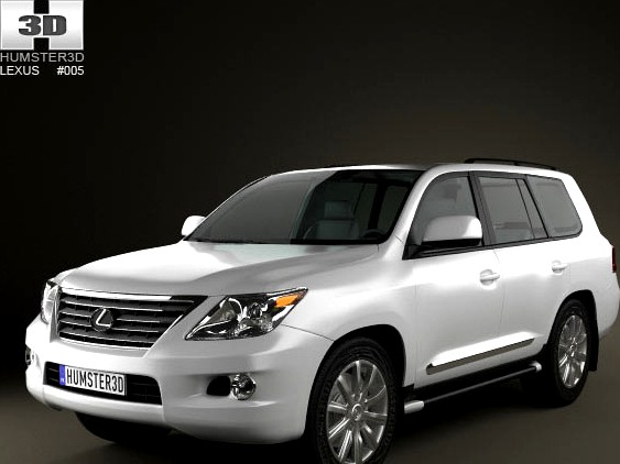 3d Model Of Lexus Lx 570 J200