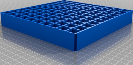 Ikea Ribba Wordclock Grid Wortuhr Lichtgitter By Rolandschindele 3d Model