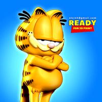 Odi Garfield 3d Model